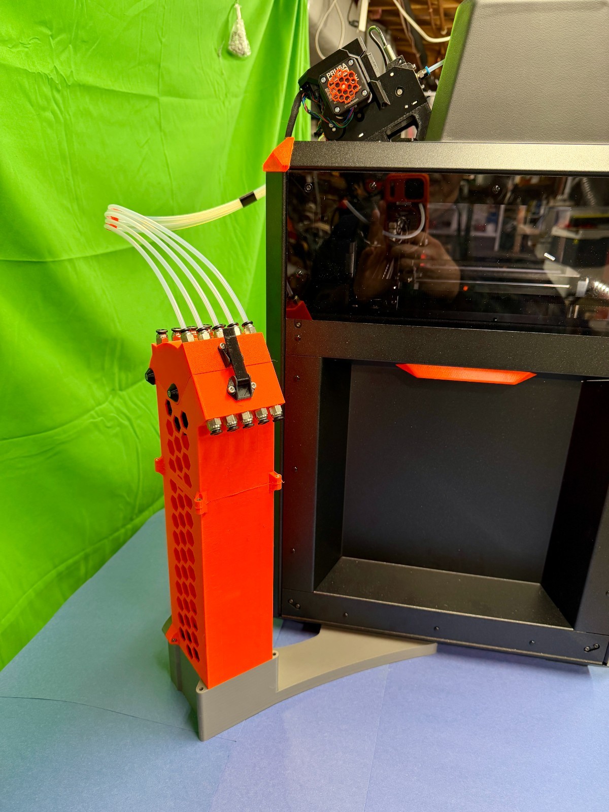 Prusa Core One RMU Filament Buffer Mount for MMU3 MMU2S – Wedge Group RMU Holder