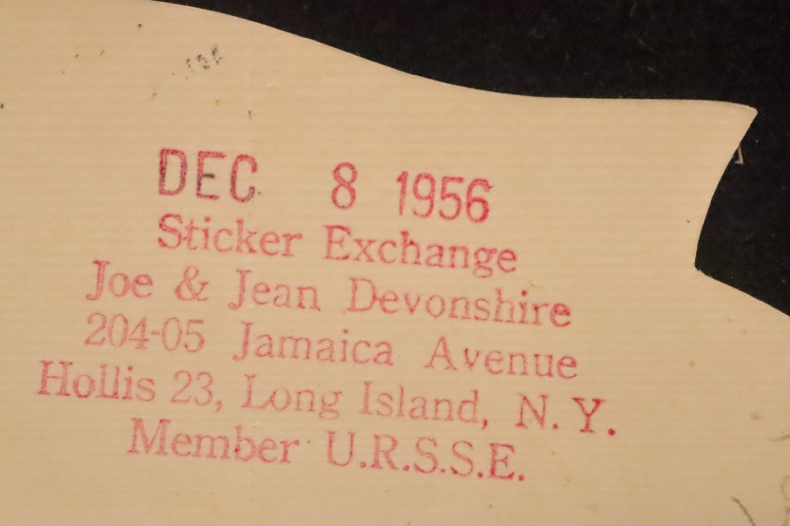 Vintage 1956 Roller Skating Rink Sticker Tuscon Arizona Skateland Label Rare S8