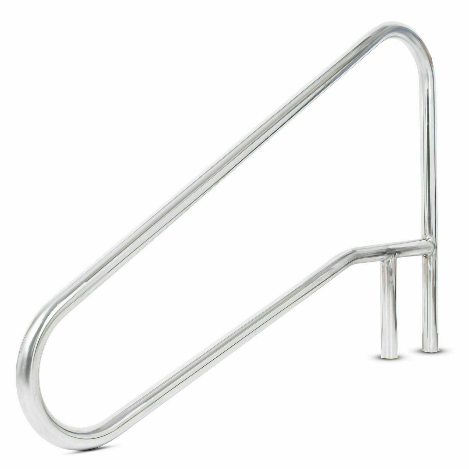 KUAFU Swimming Pool Hand Rail Ladder Handrail Stair Rail 304 Stainless Steel