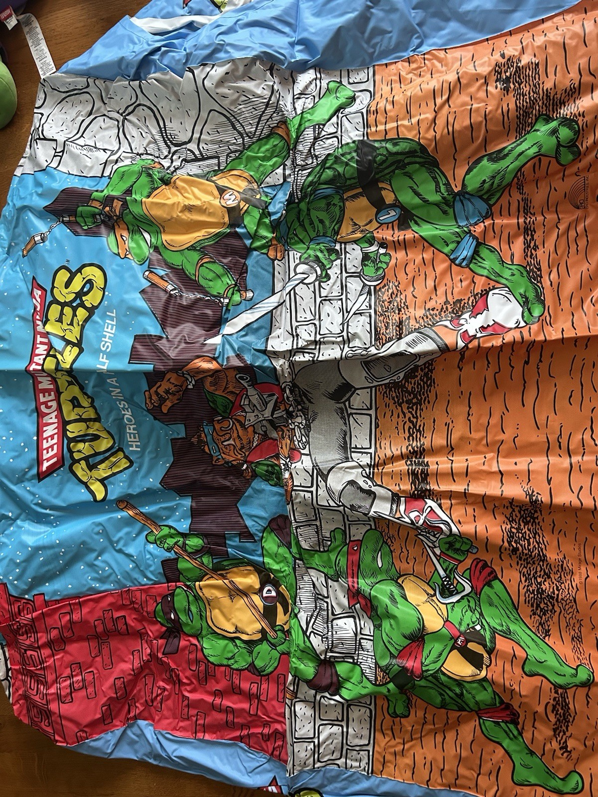 Teenage Mutant Ninja Turtles Slumber Tent TMNT 1988 Vintage Rare Complete W Box