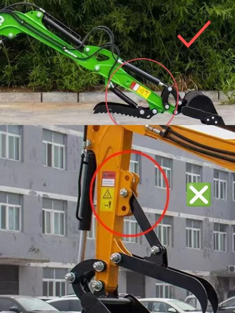 Hydraulic Thumb Clip Attachment Fits for 1-1.5Ton Mini Excavator Free Shipping