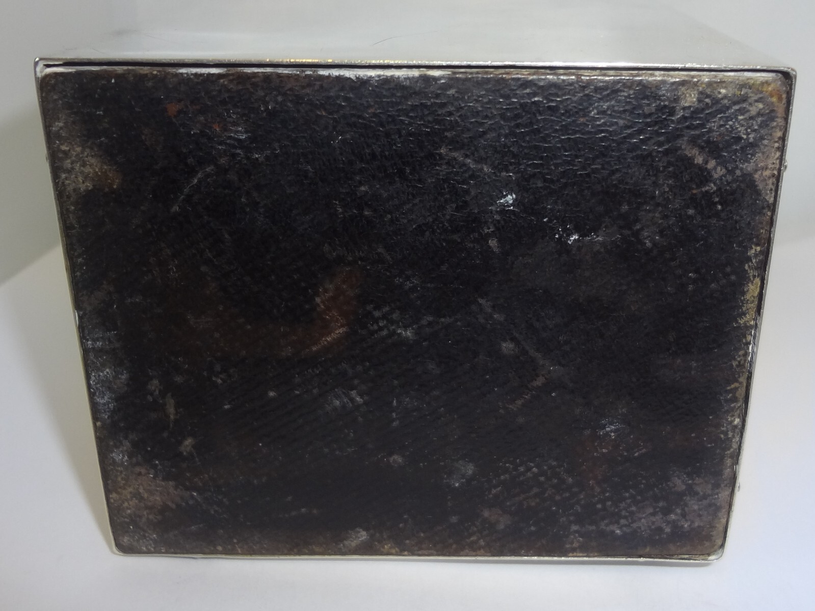 1902 William Comyns (London) Lined Sterling Silver Jewelry Ormolu Casket Box