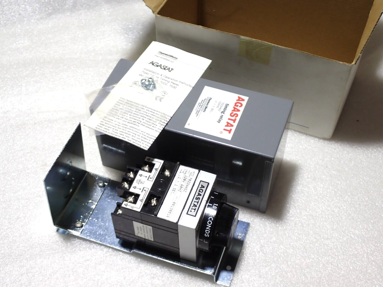 7022AAGZ .1-1 SECOND AGASTAT TIMING RELAY NEW