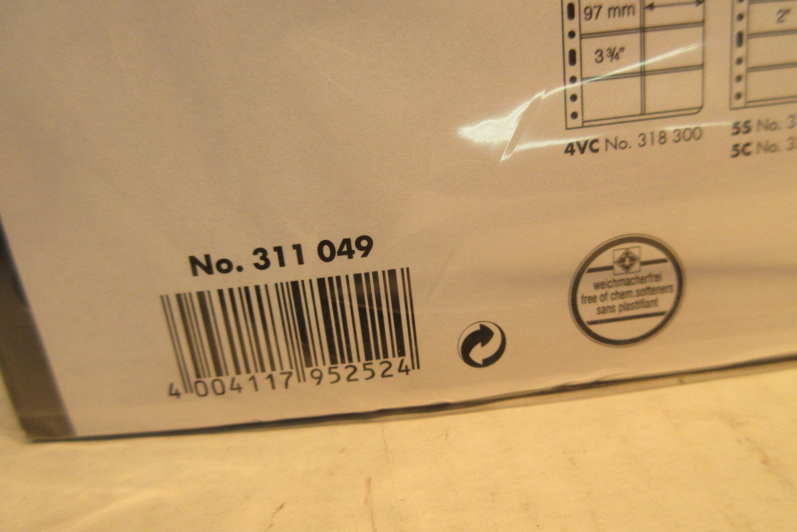 5 Packs of 5 Vario Stamp Stock Pages #2S Leuchtturm No. 311 049 Lighthouse