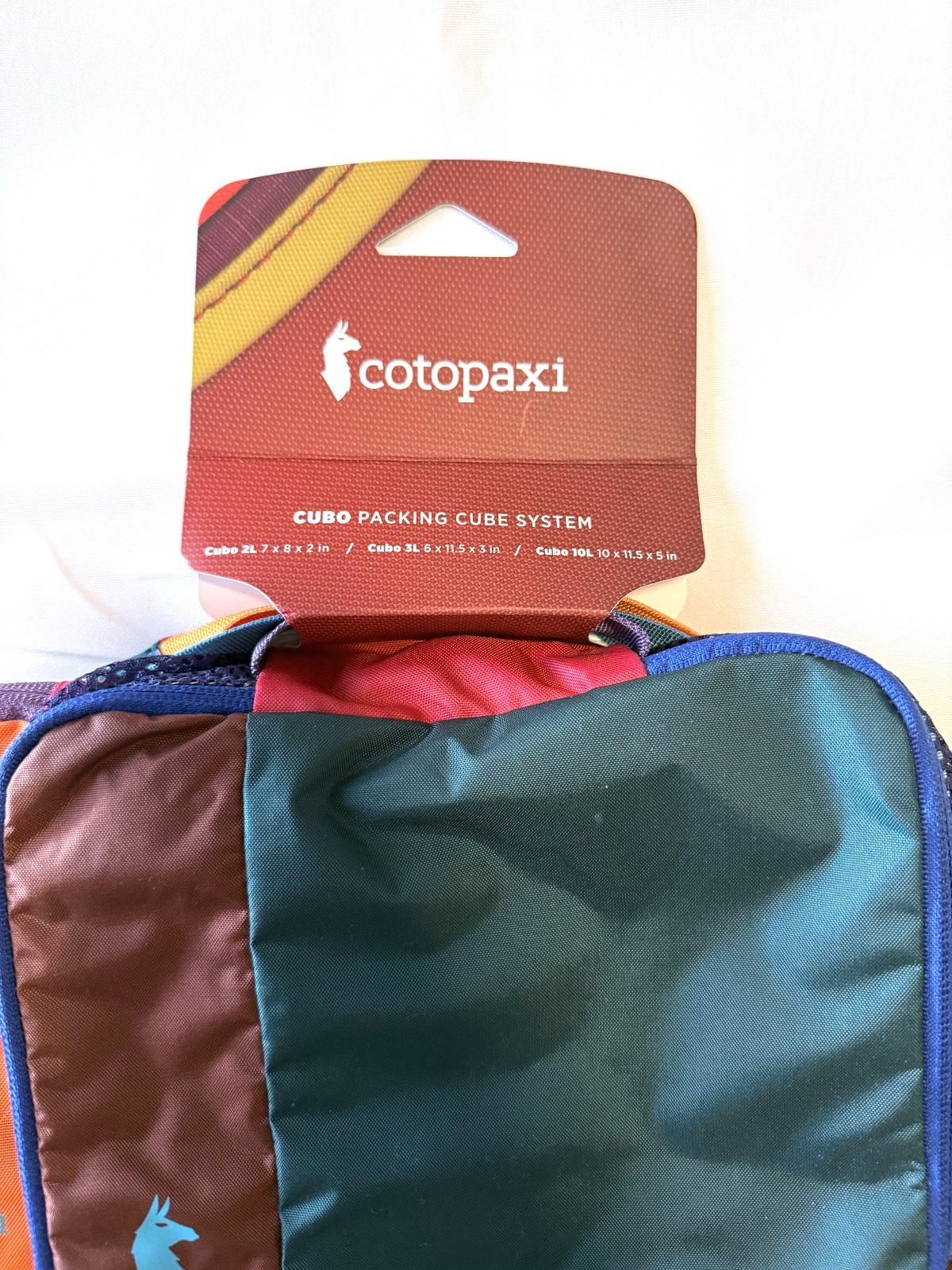 Cotopaxi Cubos Del Dia Multi-Color Packing Cube System 2L 3L 10L NWT
