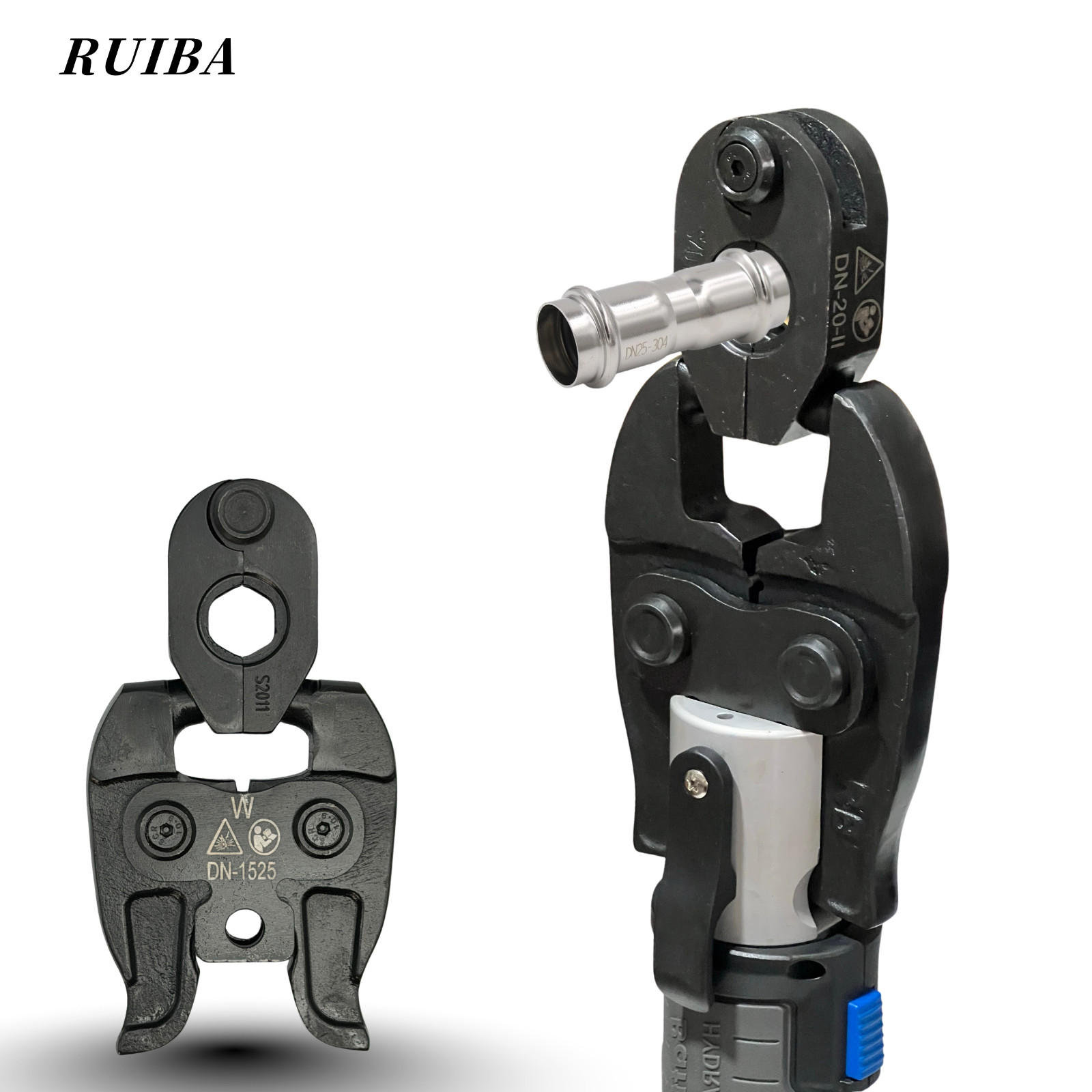 Universal 360° Rotatable Press Jaw Head – Ring Type, Compatible with Milwaukee,