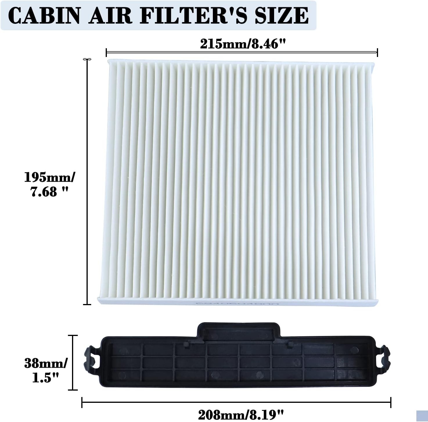 Cabin Air Filter Kit Replacement for Dodge Ram 1500 2500 3500 4500 5500 Repla...