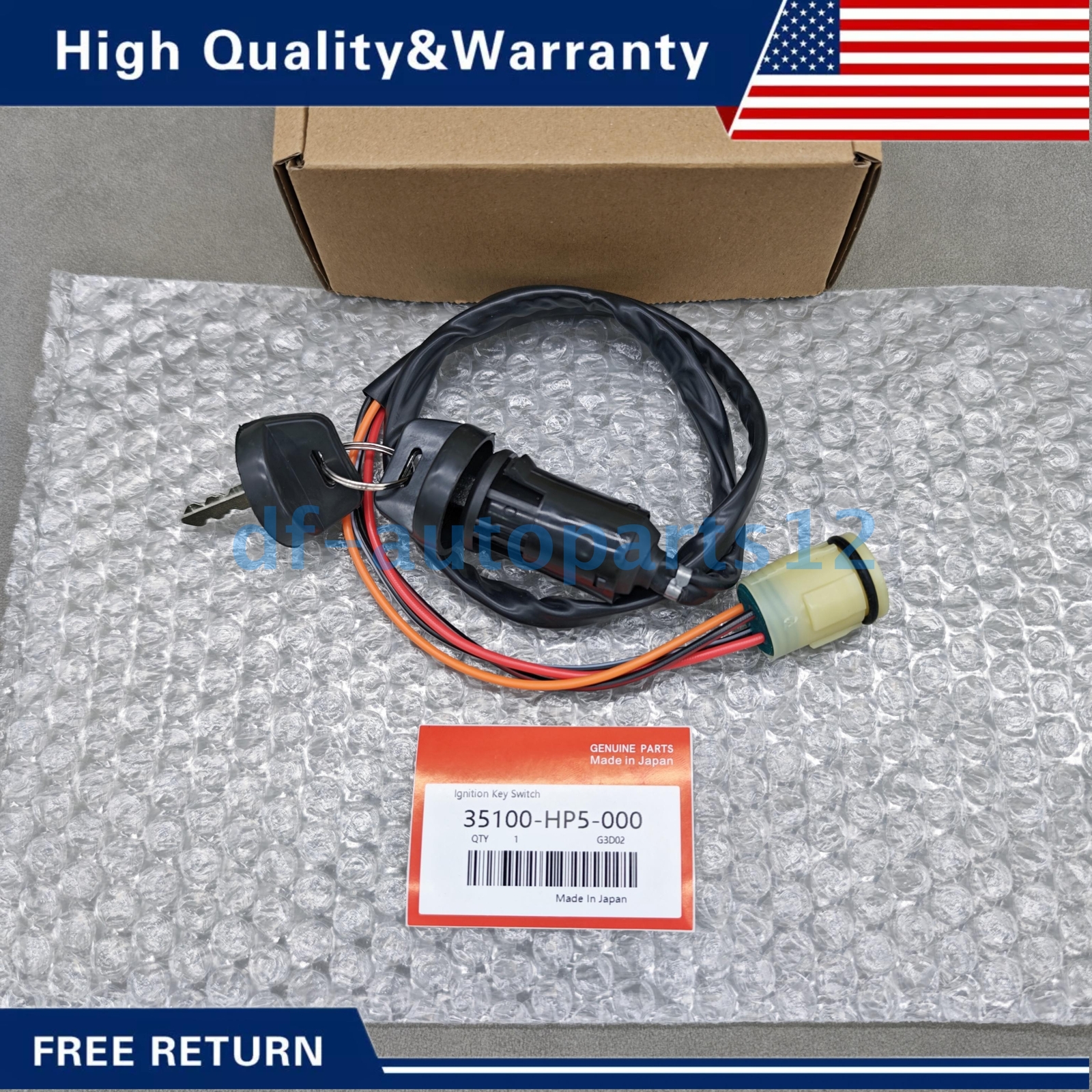 OEM Ignition Key Switch For Honda Rancher 420 TRX420FE1 TRX420FM1/M2 15-24