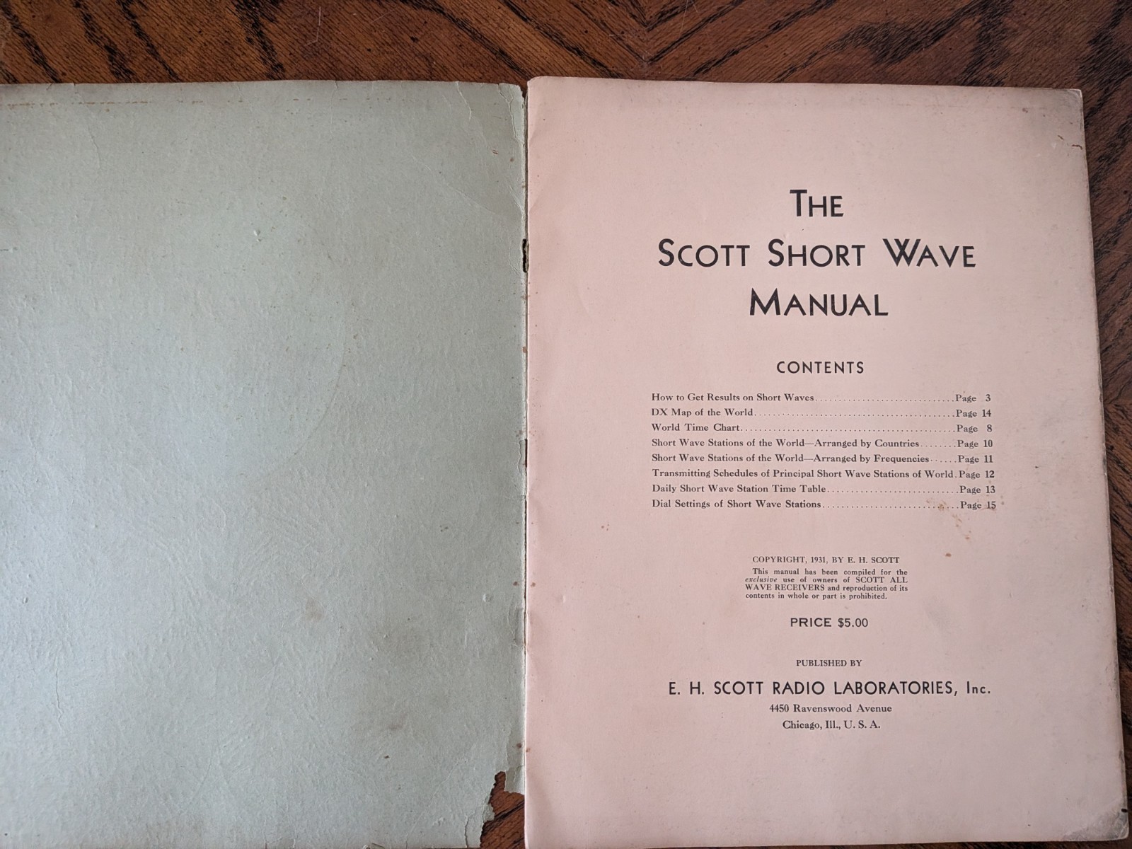 EH Scott Radio The Scott Short Wave Manual