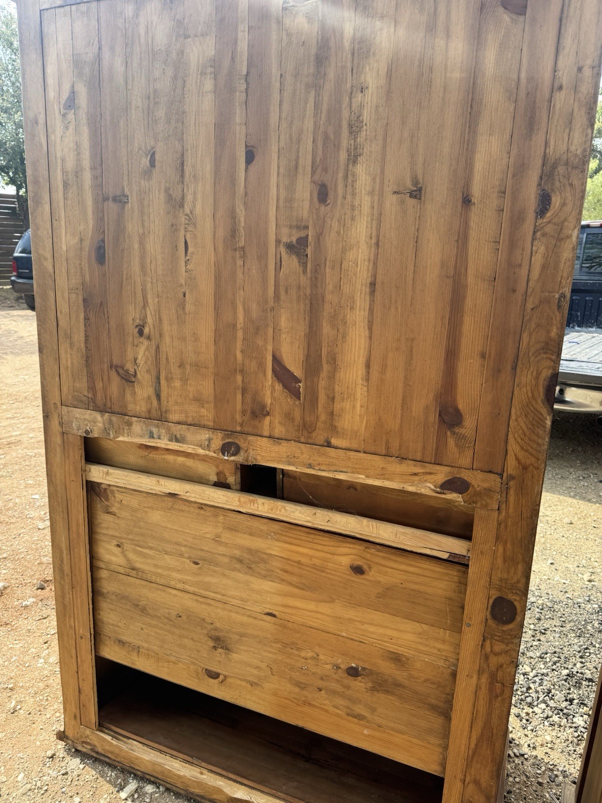 Mexican Pine Dresser With Some Damage