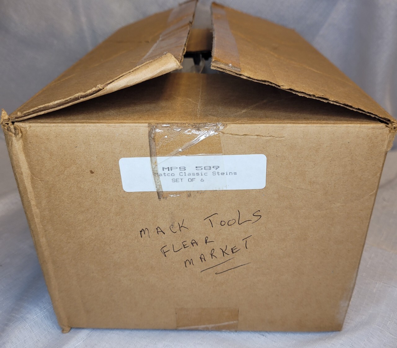 Set of 6 Matco Tools Pin-Up Girl Plastic Mugs Steins Cups Vintage