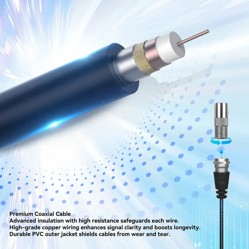 5600 Miles Digital TV Antenna 1080P 4K Waterproof HDTV Amplified Outdoor Indoor