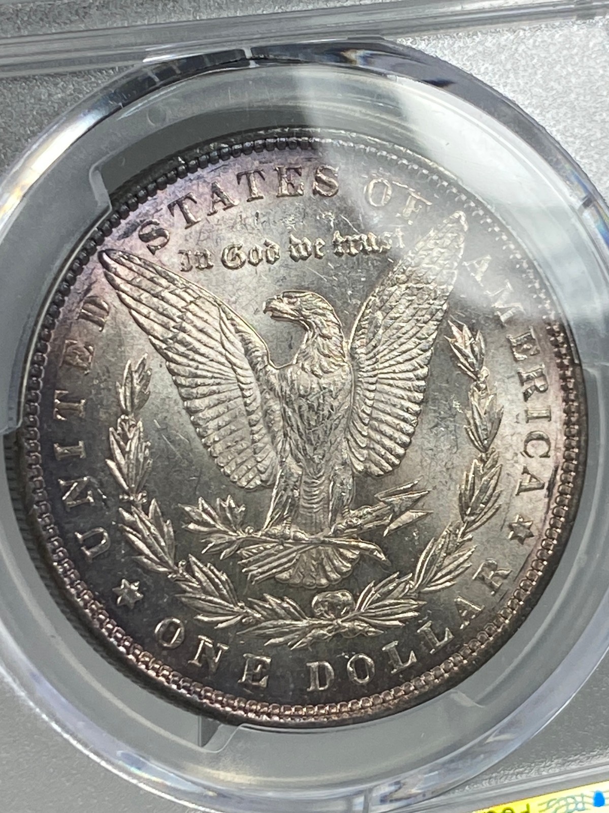 1897-P Morgan Silver Dollar PCGS MS63 Blue Tone!