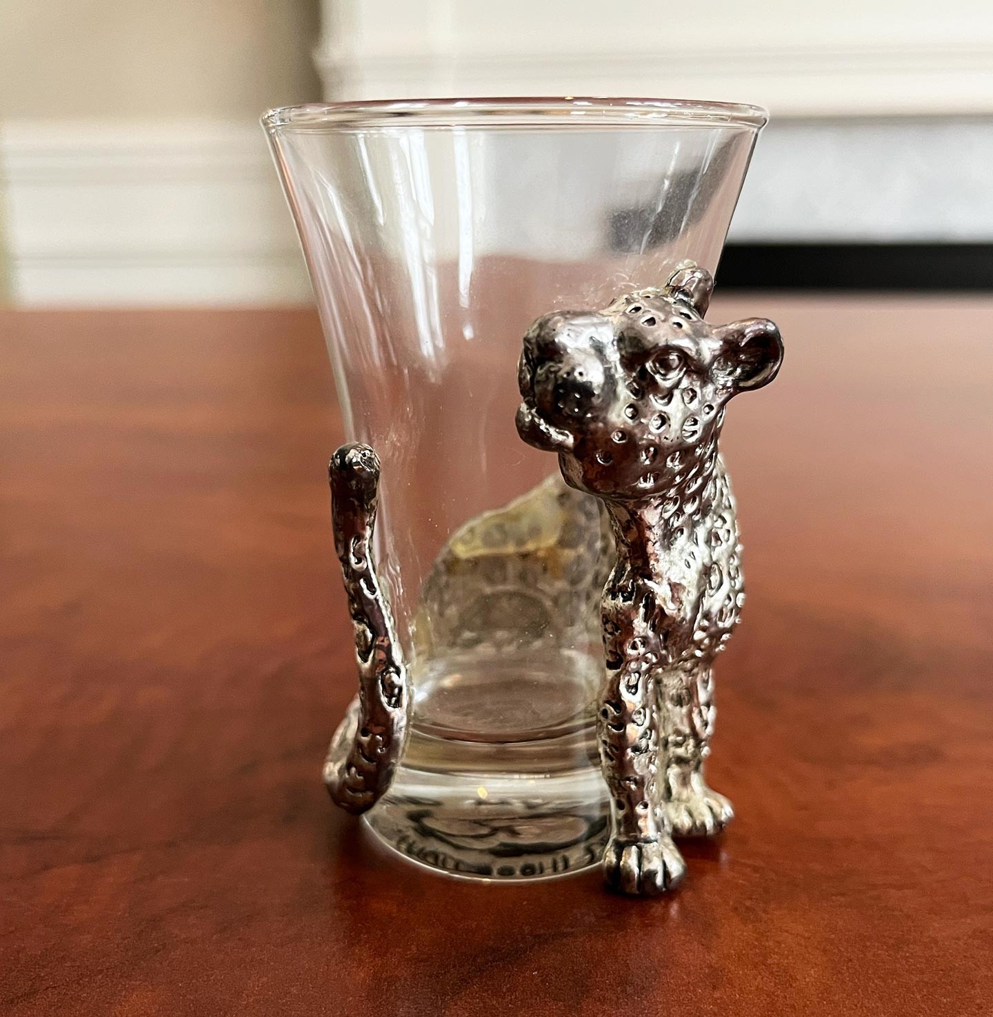 Set of 2 vintage shot glasses from the Arthur Court Safari collection