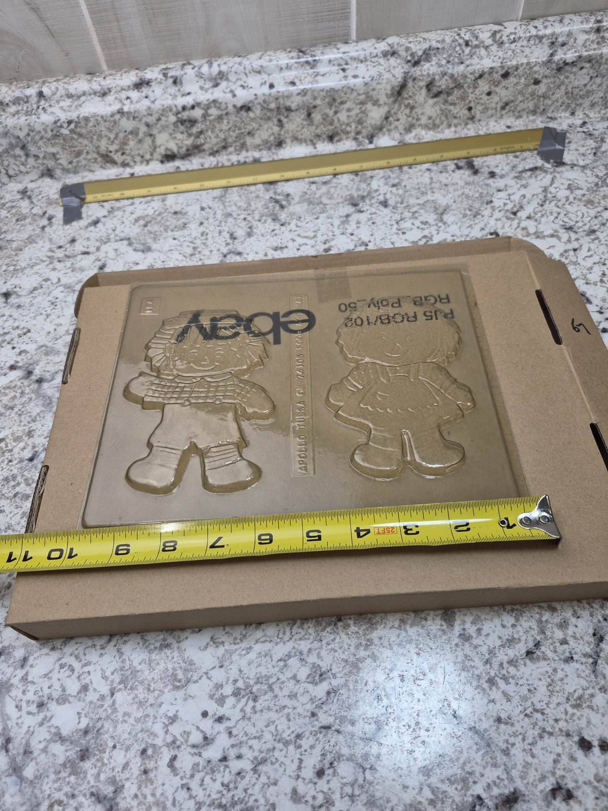 Vintage Apollo Raggedy Ann Andy Chocolate Candy Soap Mold PJS RGB/102 USA