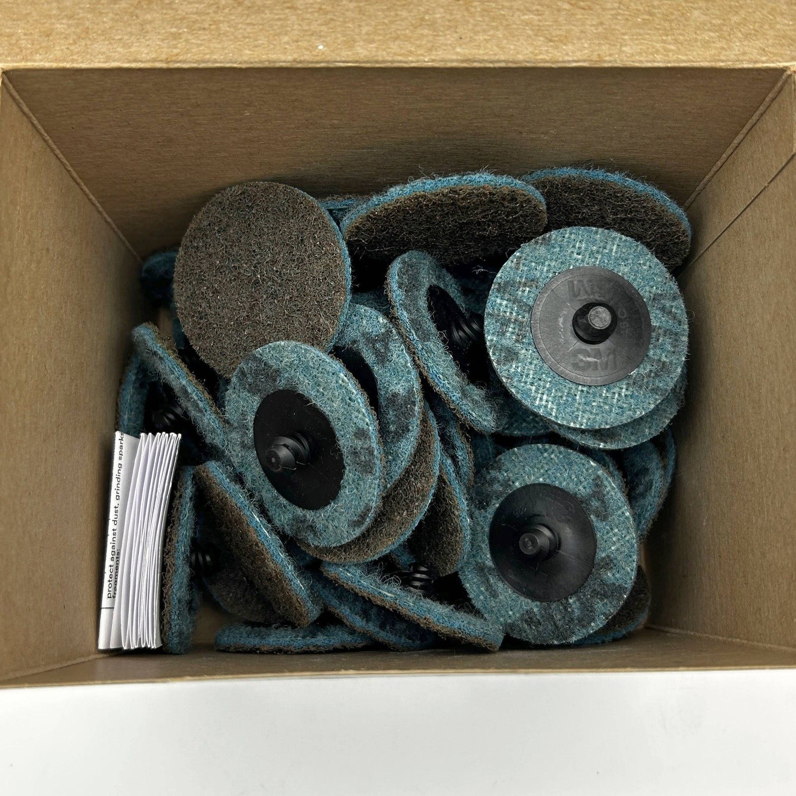 3M Scotch Brite Roloc 54135 AL Surface Condition Disc 2" TR A-Wht Very Fine 50pk