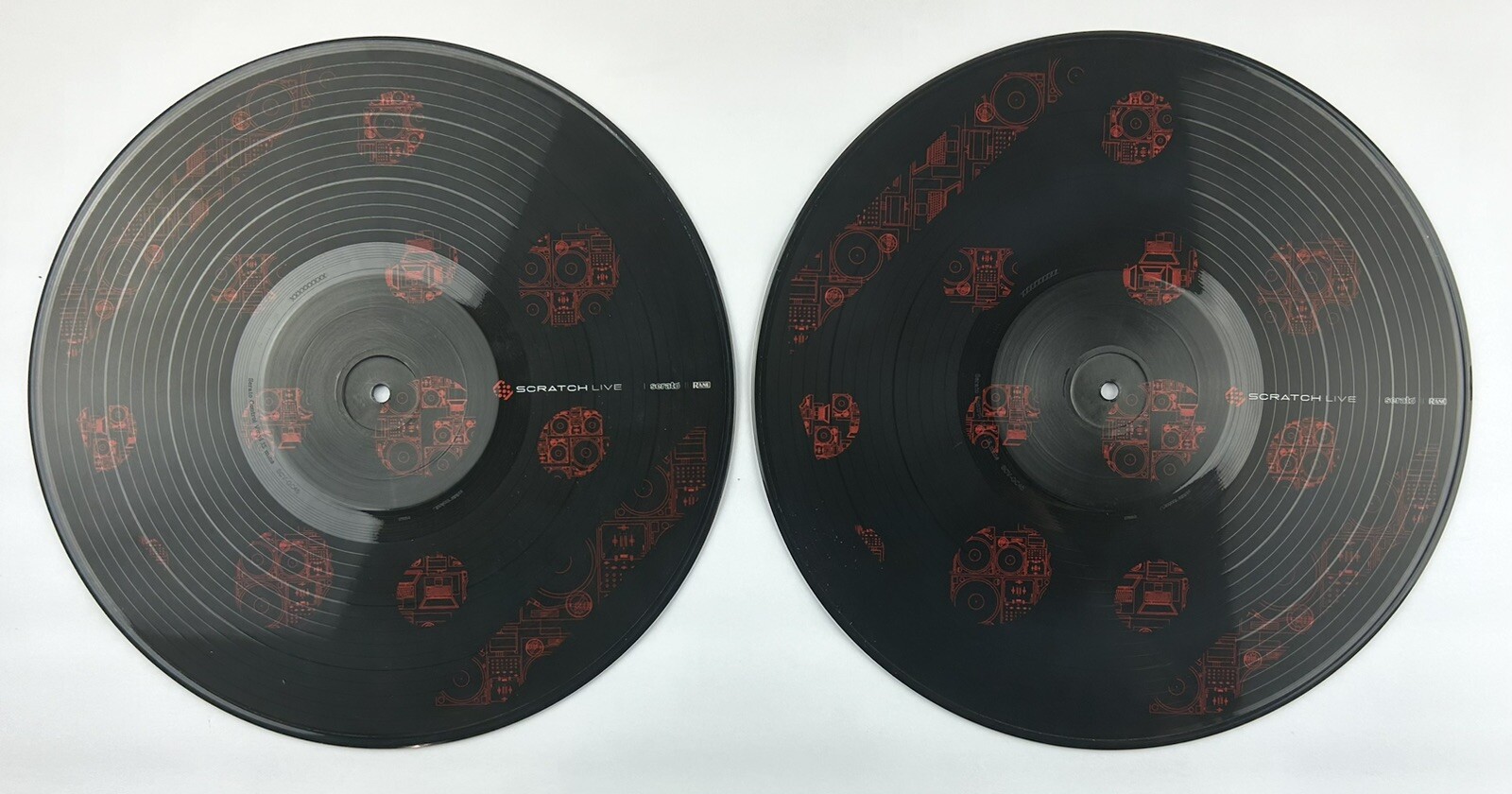 Serato 45th Anniversary Control Vinyl Picture Disc Pair Limited Edition