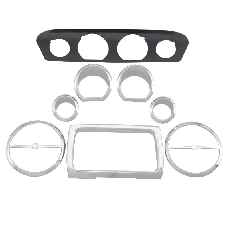 Inner Fairing Trim Gauge Radio Bezel For Harley Touring Electra Street Tri Glide