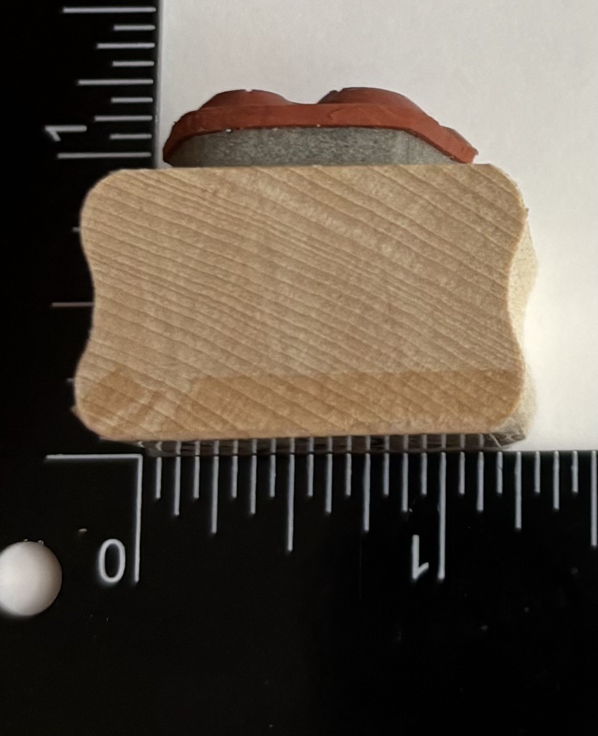 Stampin Up Wood Rubber Stamp 2000 Teddy Bear