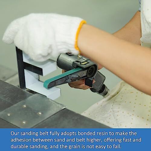 SATC 1/2 x 18 Premium Zirconia Sanding Belts,13*457mm 36,60,80,120 Grit, 10 Pack