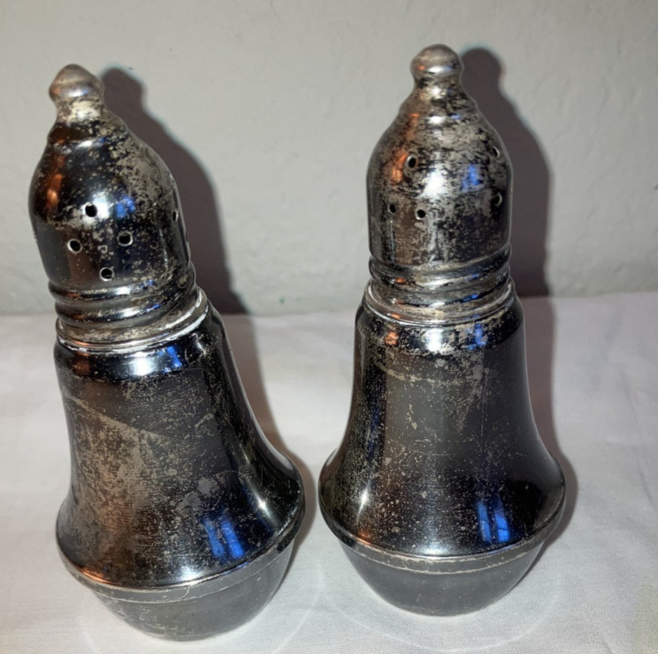 Vintage Duchin Creations Sterling Silver Signed -Salt Pepper Shakers