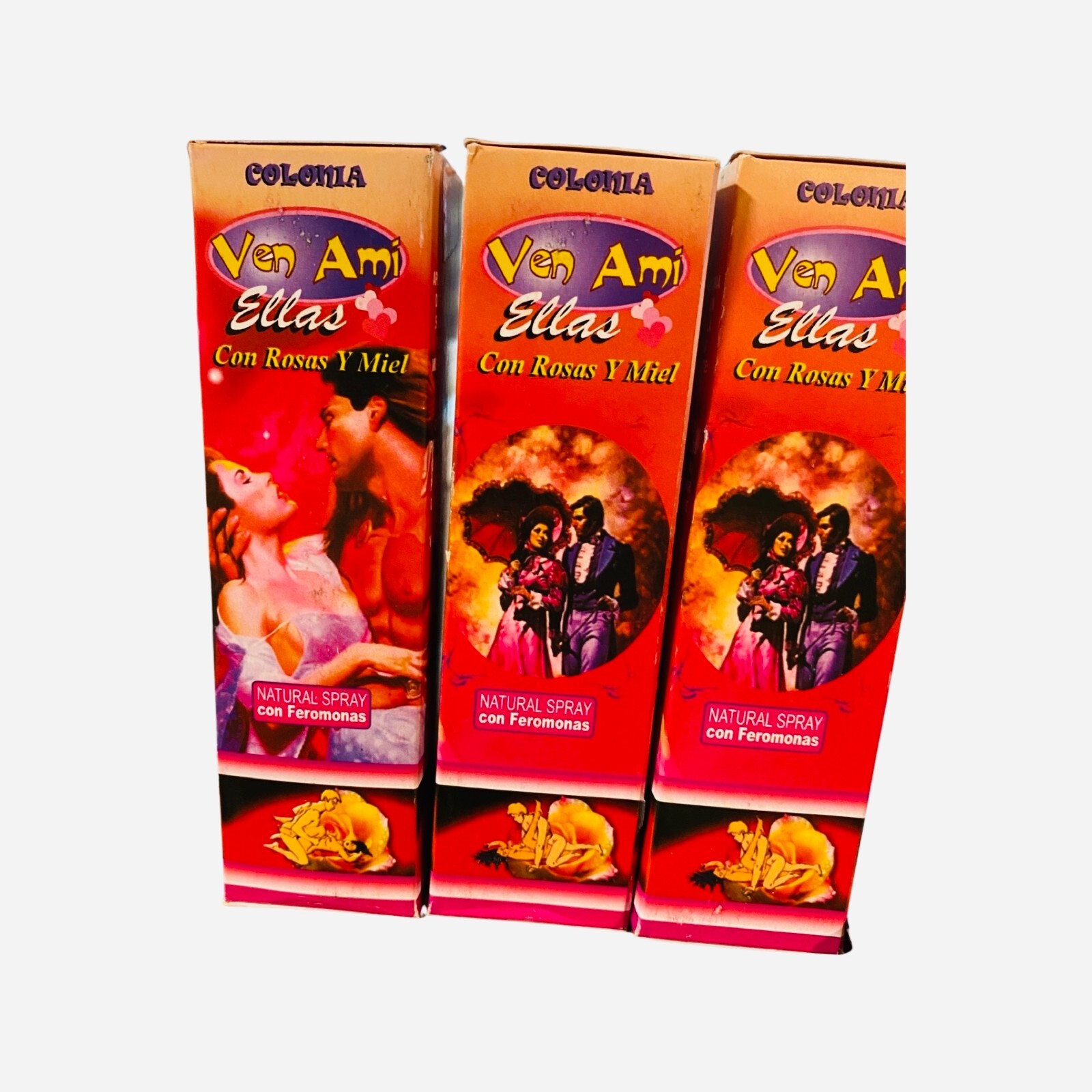 VEN A MI Con Rosas y miel para ellas, con Feromonas Perfume Colonia Atrayente