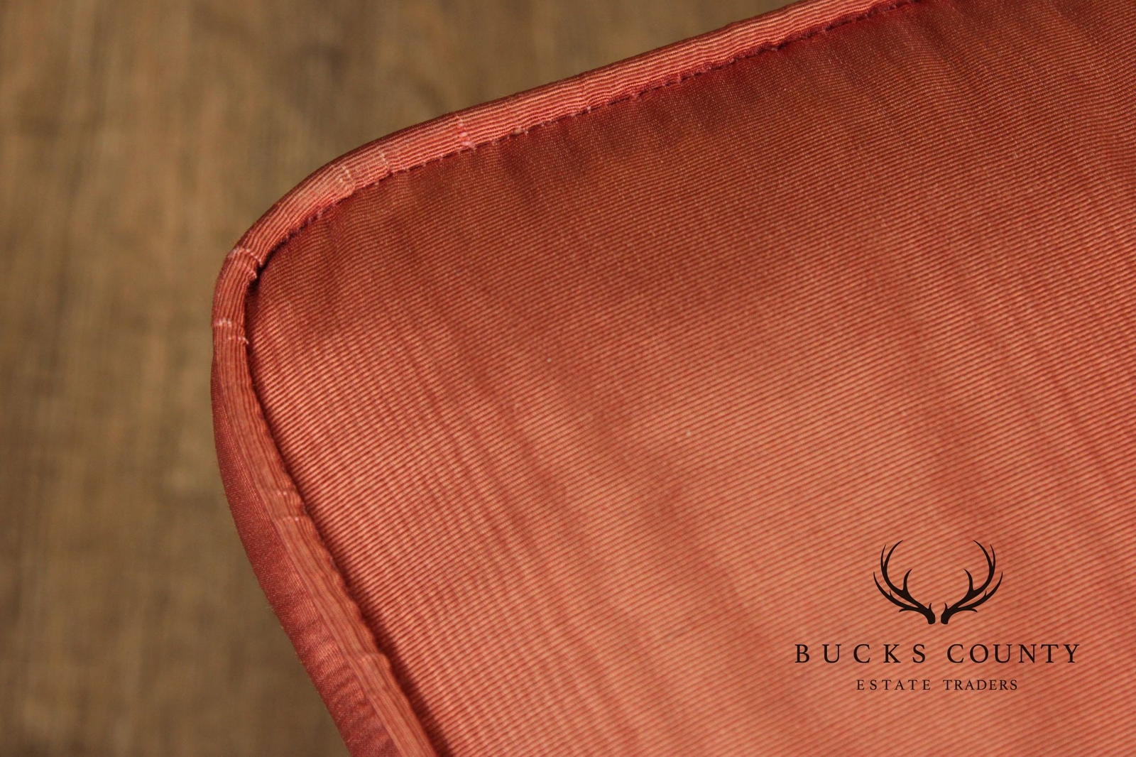 Jens Risom Mid Century Modern Pair Of Walnut Stools