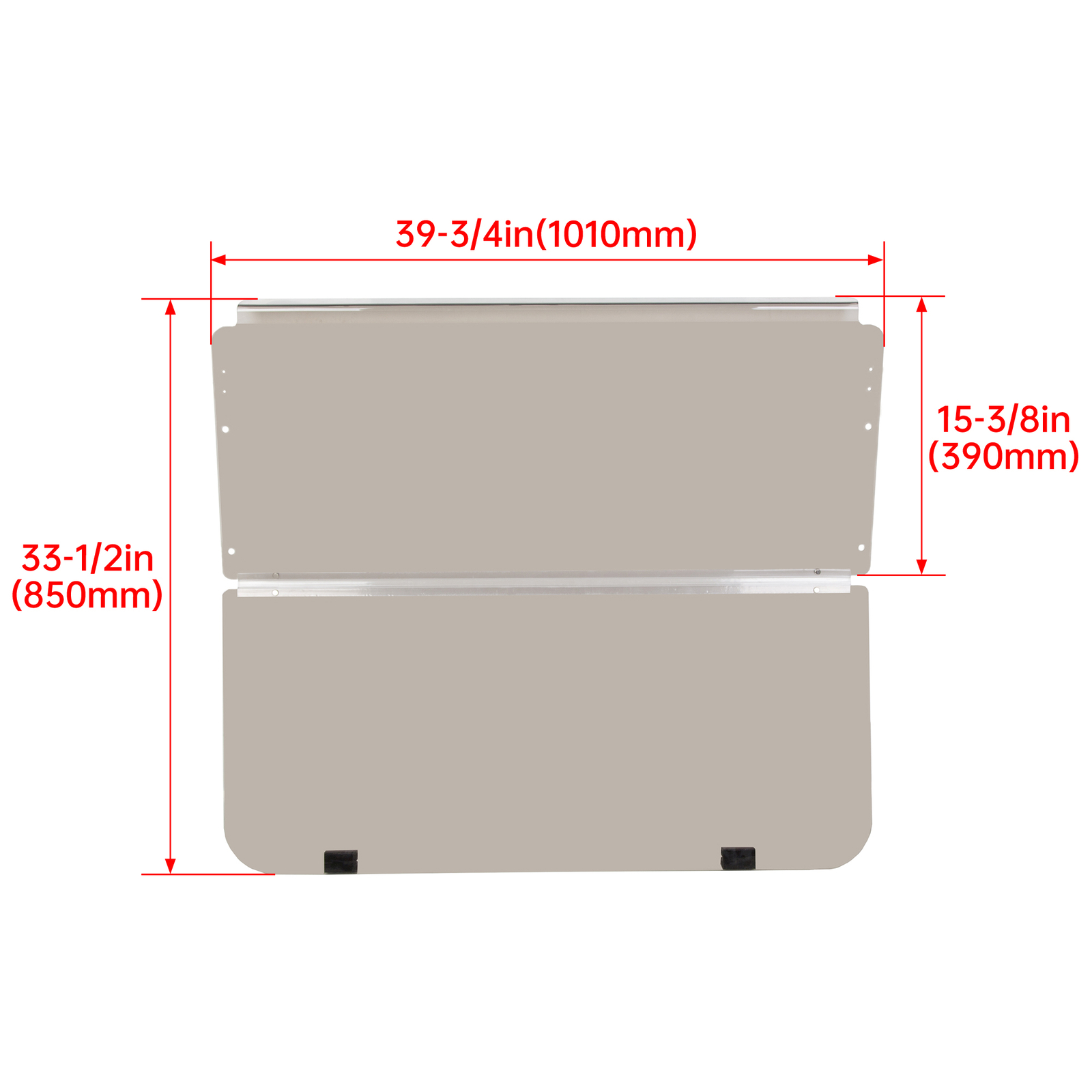 For 1982-2000.5 Club Car DS Golf Cart Folding Tinted Windshield Windscreen