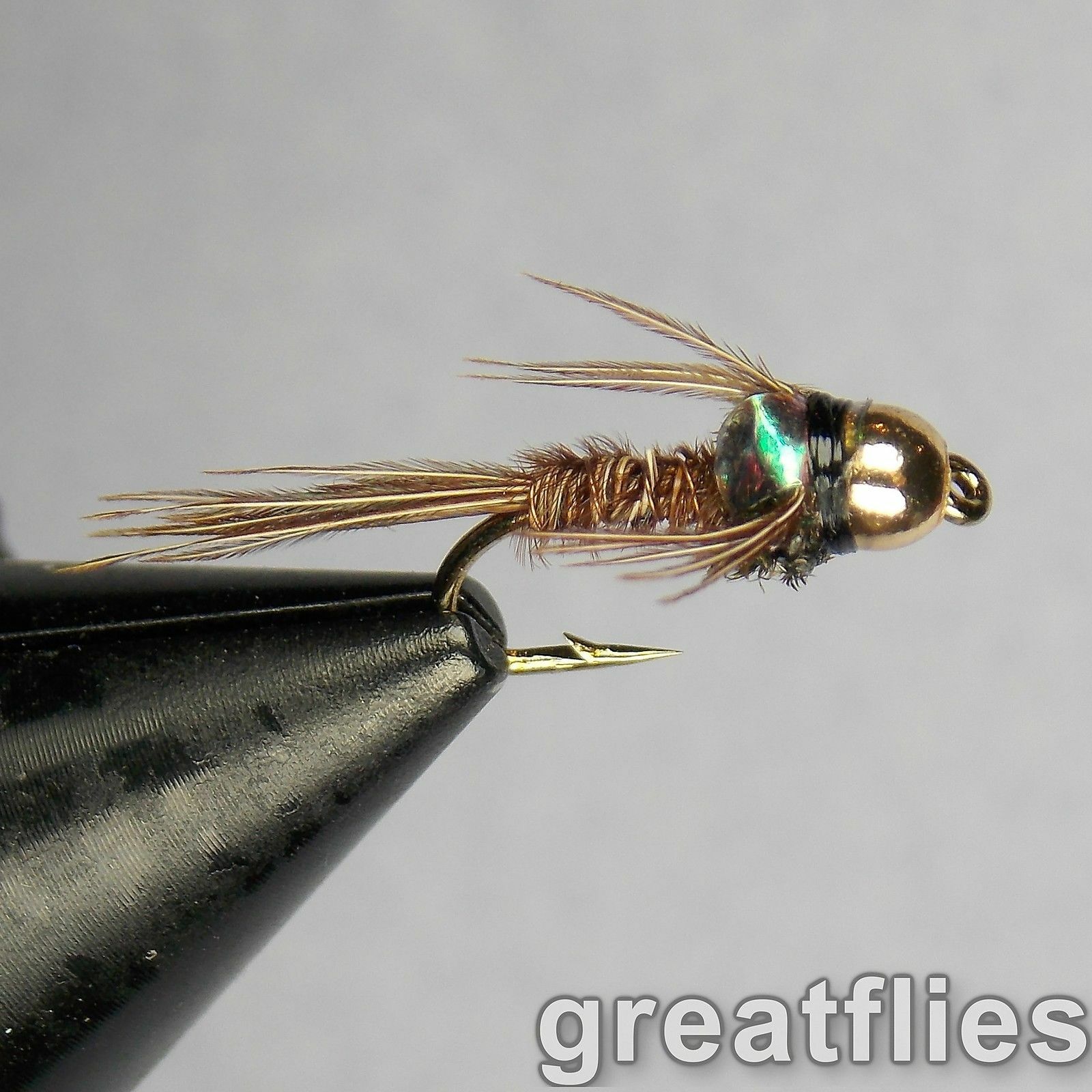 1 dozen (12) - Pheasant Tail Nymph - Flash Back - Bead Head