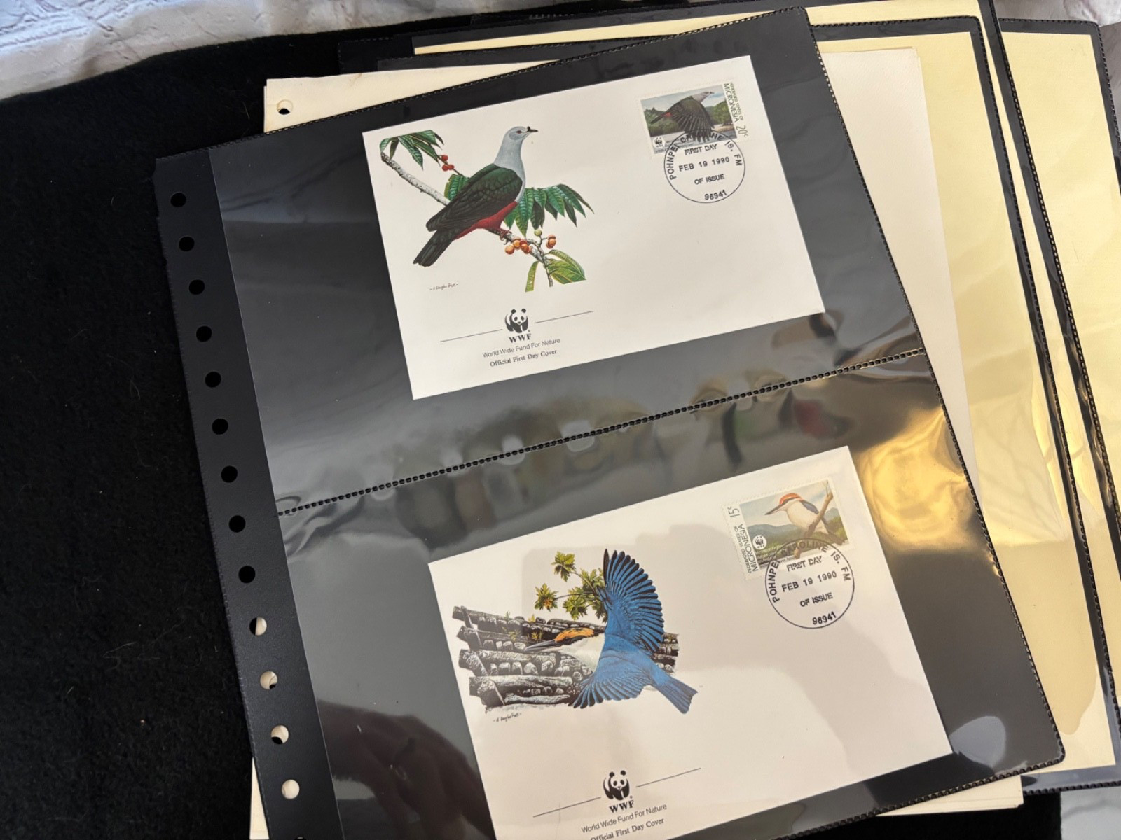 WWF various Official Proof Edition sheets lot