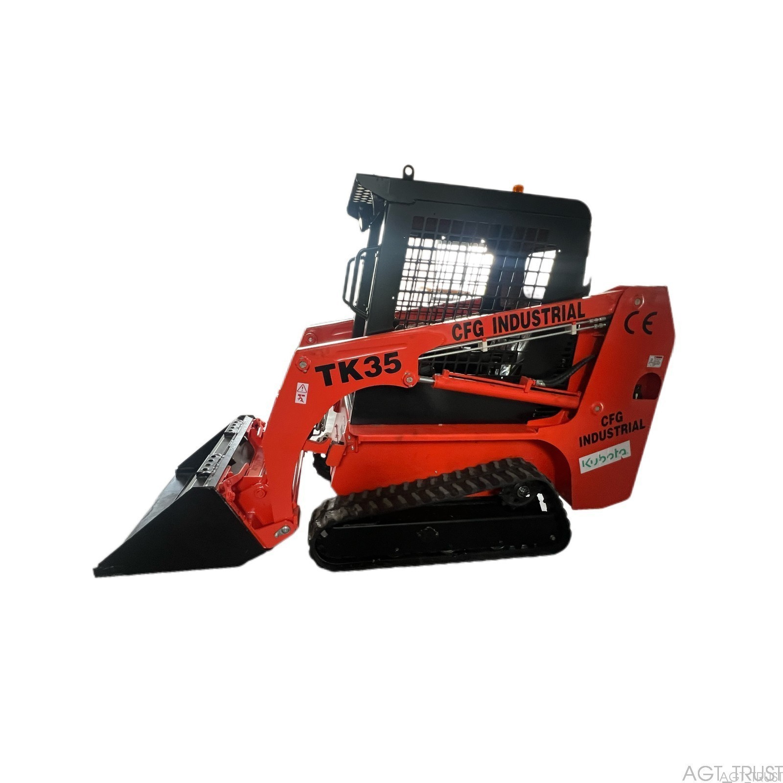 NEW 27HP 1.4 Ton CFG TK35 Tracked Mini Skid Steer Loader with Kubota Engine 2025
