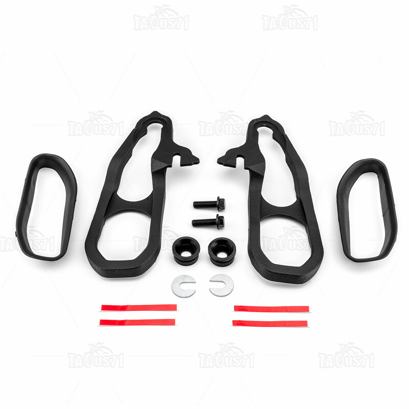 For 2019 2020 2021 2022 2023 2024 Ram 1500 DT Heavy Duty Front Tow Hooks +Bezels