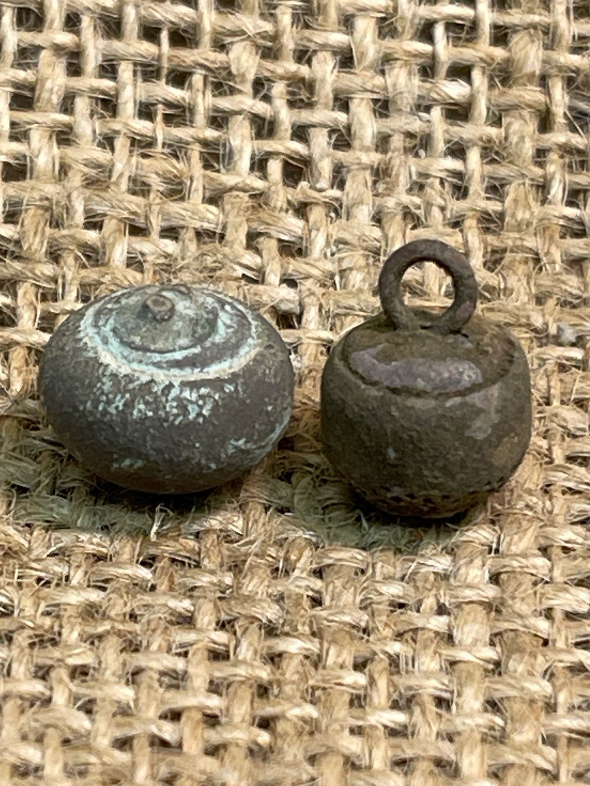 Two Dug Civil War Zouave Small Ball Buttons Found Near Kennesaw Mountain Ga