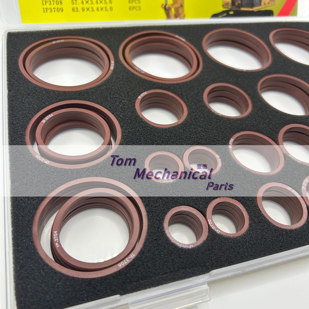 4C4784 D-ring Box Seal Kit Caterpillar Hydraulic Hose Brown Fluororubber