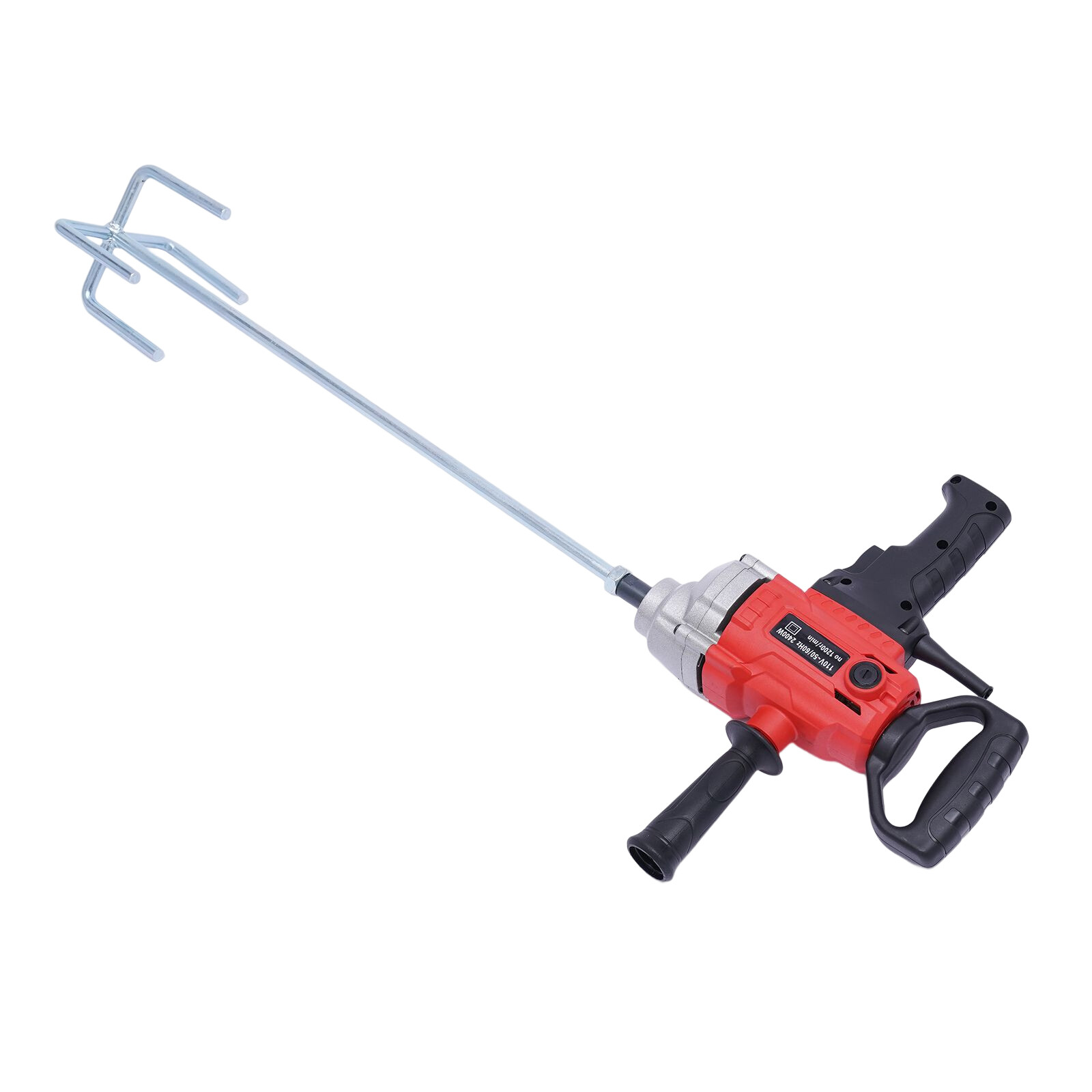 Electric Mortar Plaster Paint Mixer Cement Grout Concrete Stirrer 1200rpm