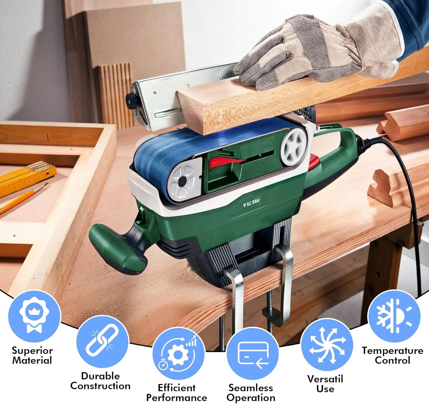 3Pack 2 x 72" 120 Grit Blue Zirconia Sanding Belts 50×1830mm For Metal Grinding