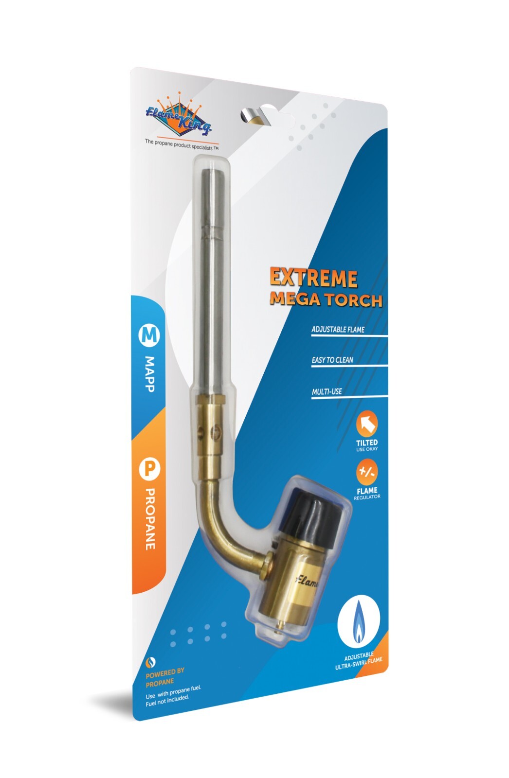 YSNAX1-023CGA High Intensity Propane Torch Head with Swirl Flame for Soldering