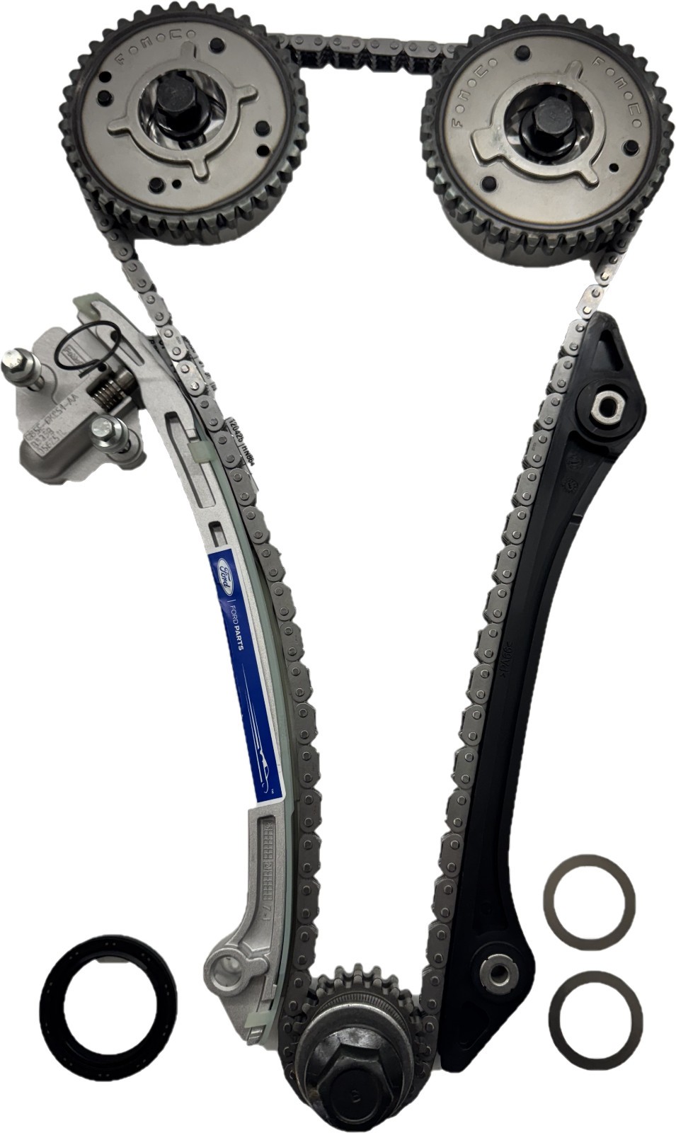 OEM NEW Ford 2.0L, 2.3L Ecoboost Timing Chain, Phasers, Guides, Tensioner KIT