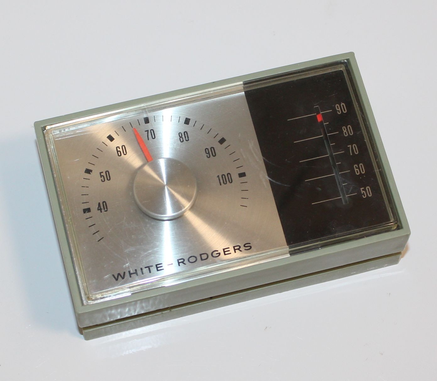 Vintage White-Rodgers Standard Manual Mechanical Thermostat - Free Shipping