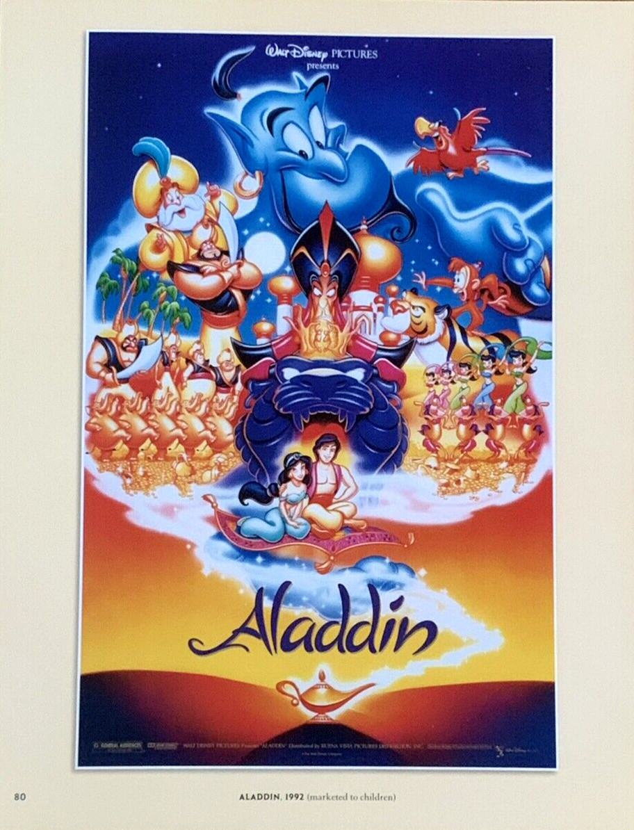 Aladdin 1992 Movie Poster Walt Disney Pictures #0052