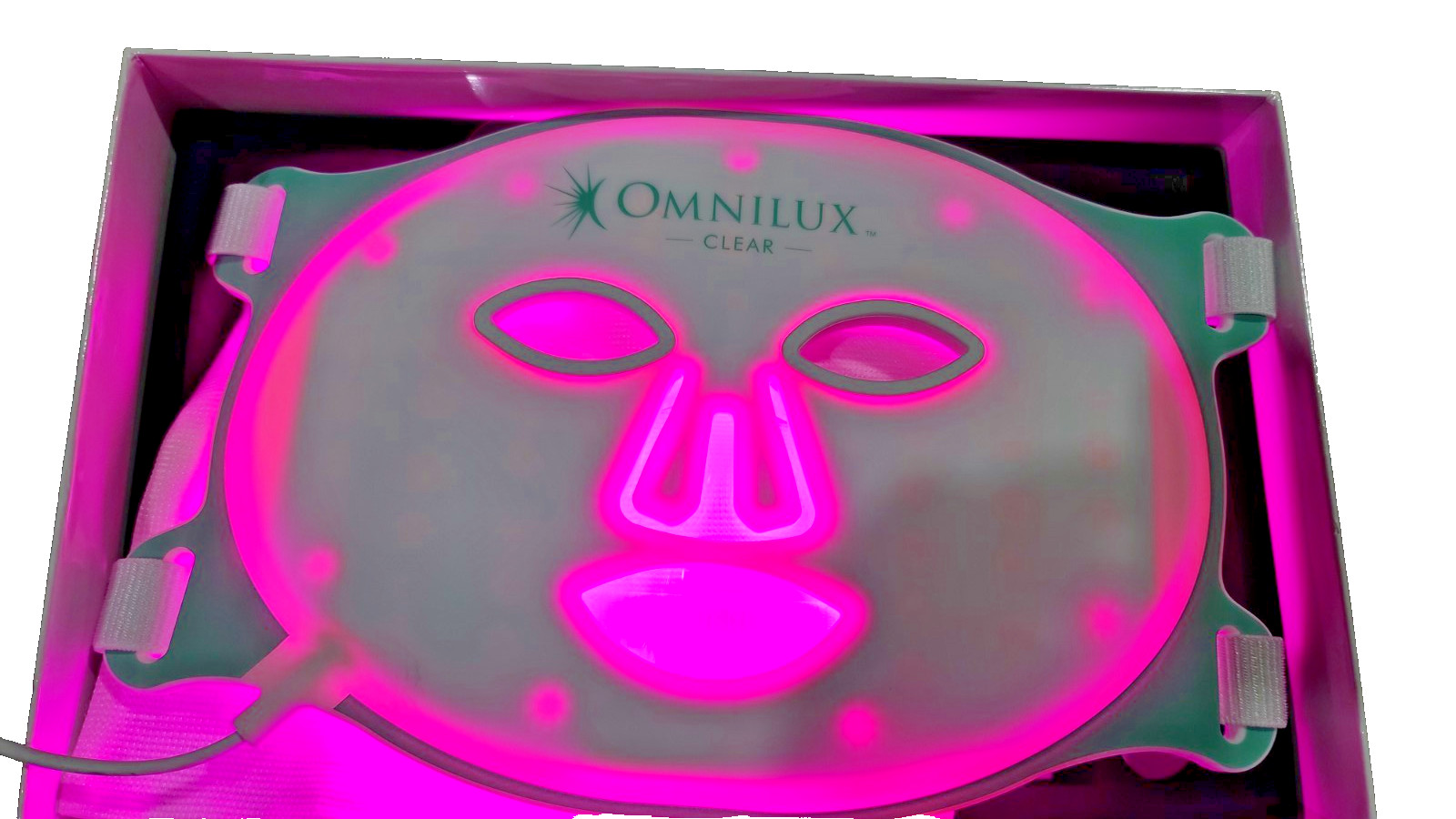 Omnilux Clear LED Light Therapy For Acne Face Mask/ Read description!- MASK ONLY