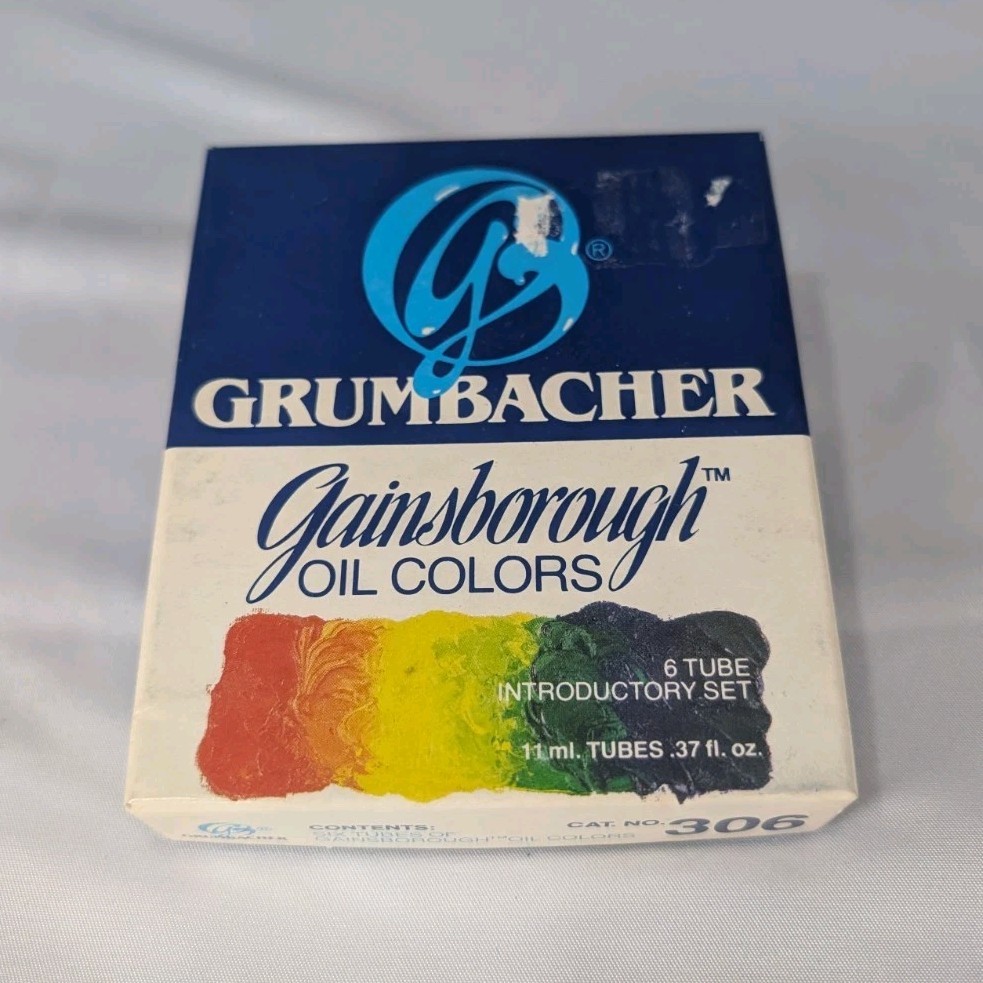 Grumbacher Gainsborough Oil Colors 6 Tube Introductory Set MPN 306