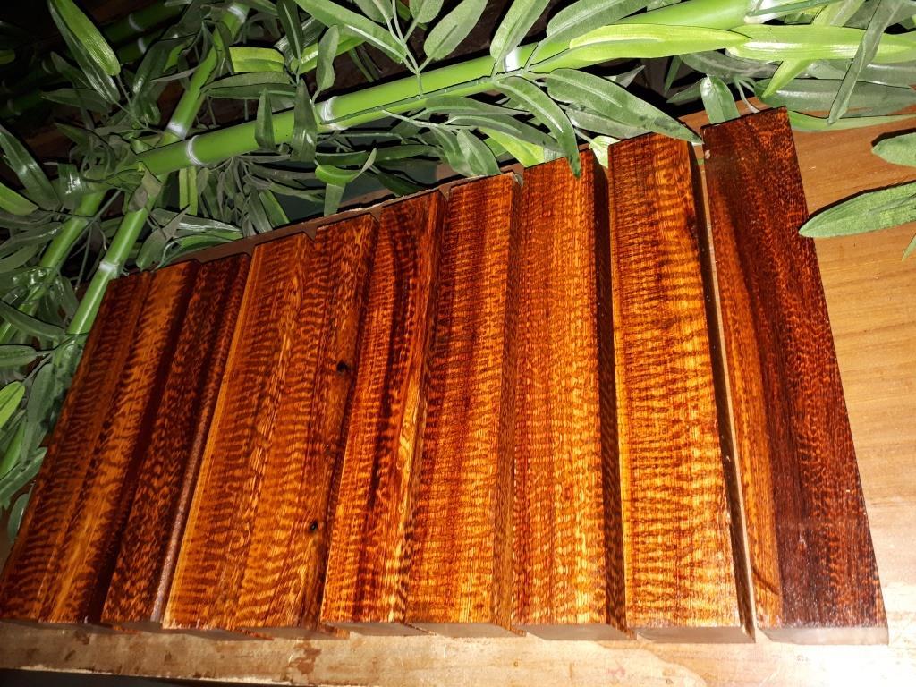 1 pcs 1" x 1" x 31.5" Snakewood Turning