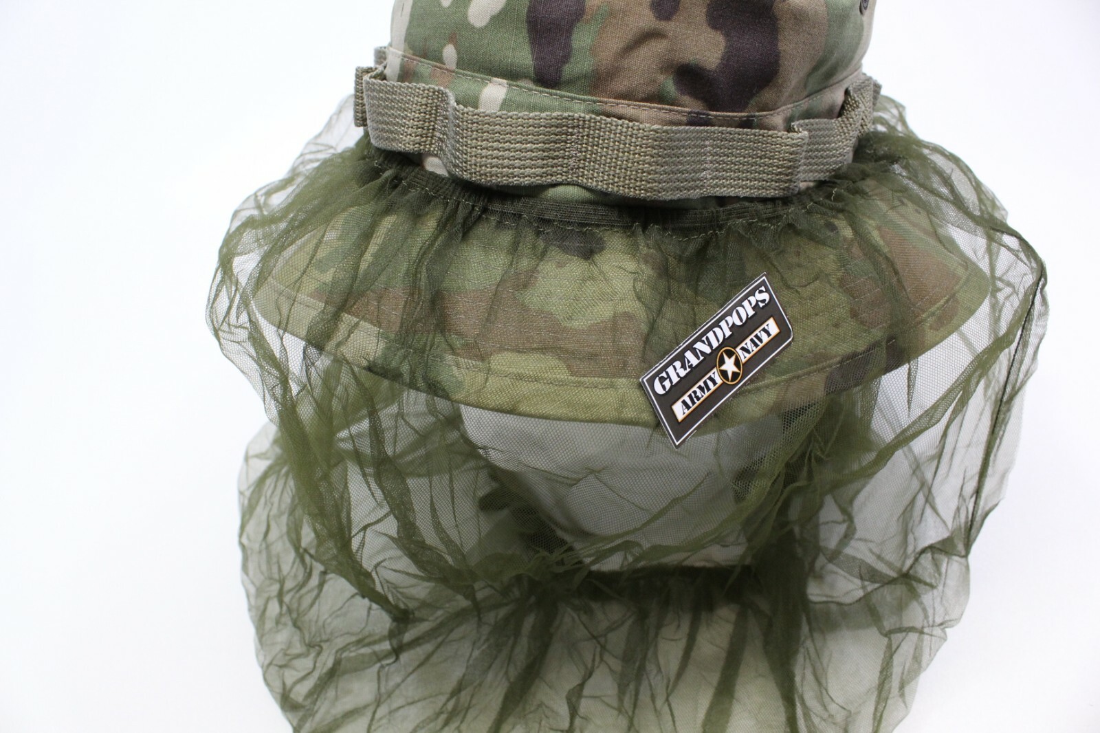 MILITARY MOSQUITO HEAD NET OPEN ON BOTH ENDS FOR JUNGLE HAT