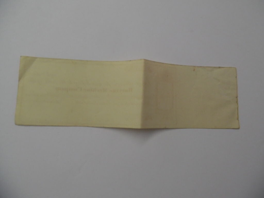 1860s Bucyrus Machine Company Check Ohio Antique Original RARE EARLY COMPANY DOC