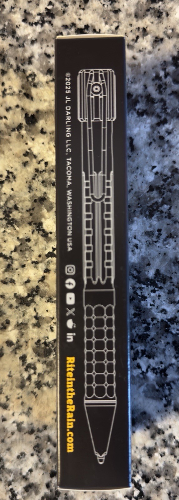 Rite in the Rain Readiness All-Weather Black Writing Pen AO50