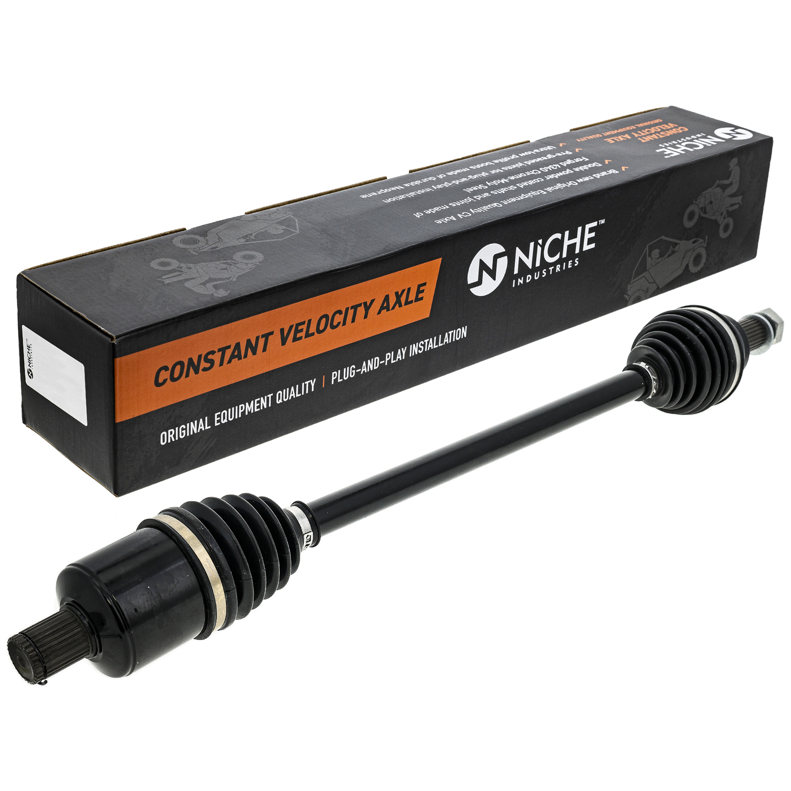 NICHE Front CV Axle Set for Polaris Ranger 1000 Crew XP Full Size 1337122 2 Pack