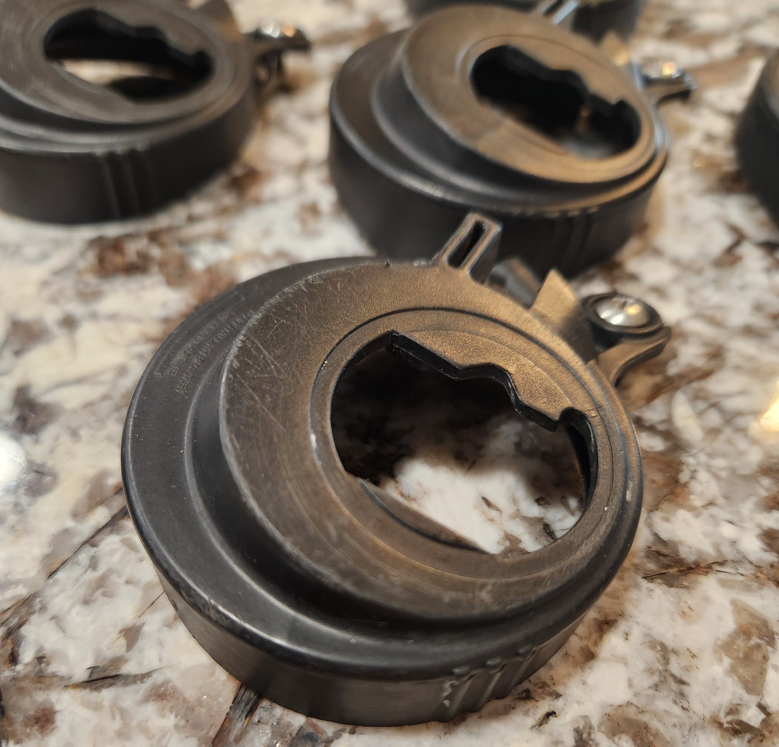 LOT of 5 USED Scott AV3000 Mask Voice Amplifier Mounting BRACKETS SCBA