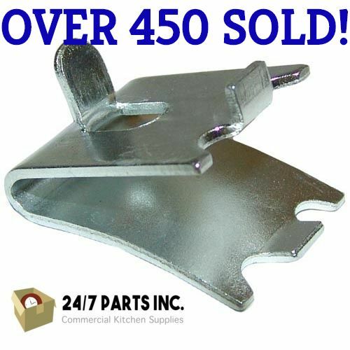 Pack Of 12 Zinc Plated Commercial Refrigerator or Freezer Shelf Support Clip