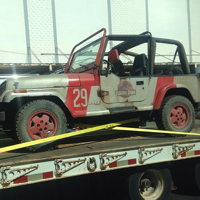 Jurassic World | Hammond’s Jeep | Weathered | STAMPED Replica Prop License Plate